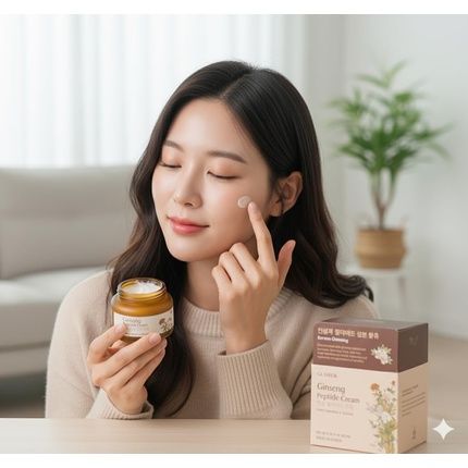 Ginseng Peptide Anti-Aging Face Cream With 86 Ginseng Extract And 9 Peptides - Image 3