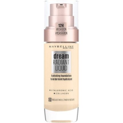 Maybelline Dream Radiant Liquid Hydrating Foundation With Hyaluronic Acid And Collagen 30Ml