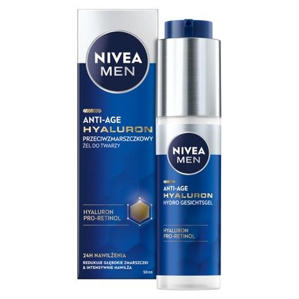Nivea Men Hyaluron Anti-Wrinkle Face Gel 50Ml