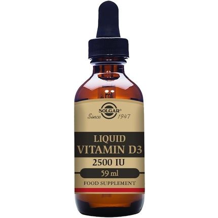 Solgar Liquid Vitamin D3 2500 Iu Keeps Bones And Teeth Healthy Supports Immunity Vegetarian