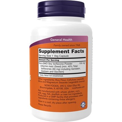 Now Foods Soy Isoflavones Extra Strength 120 Vcaps