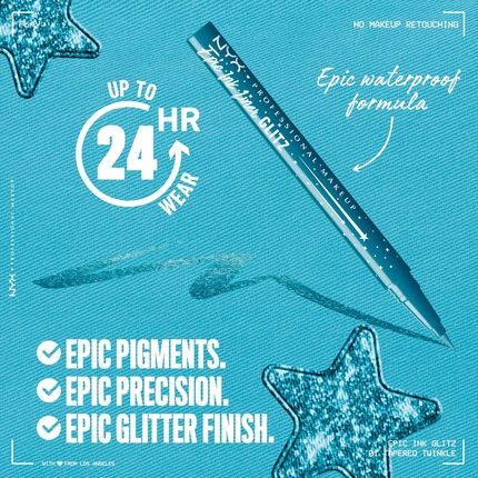Nyx Professional Makeup Epic Ink Glitz Liner Waterproof Metallic