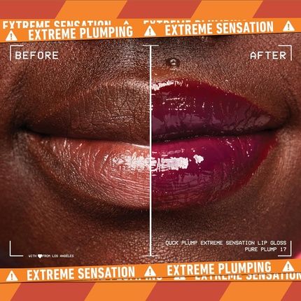 Nyx Professional Makeup Lip Plumping Gloss Intense Colour High Pigmentation Extreme Shine Finish Infused With Spicy Ginger Vegan Formula Duck Plump Pure Plum-P 17 Pure Plump - Image 3
