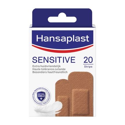 Hansaplast Sensitive Skin Tone Plasters Medium With Bacteria Shield