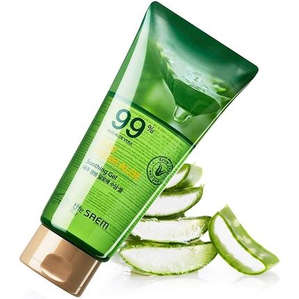 Organic Aloe Vera Gel Jeju Fresh Aloe Soothing Gel 300Ml Tube