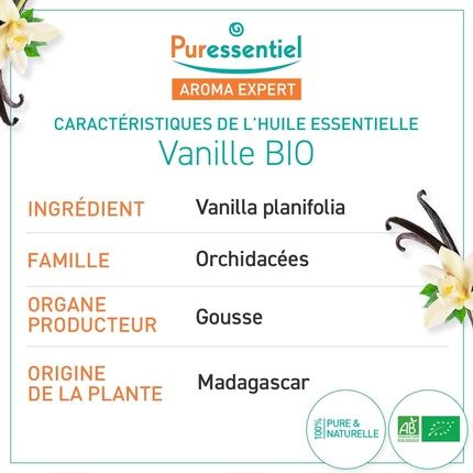 Puressentiel Vanilla Essential Oil Organic 5Ml - Image 3