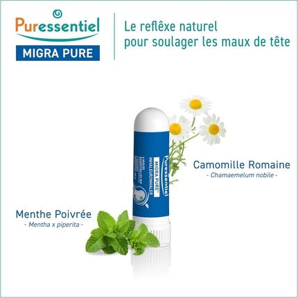 Puressentiel Migra Pure Inhaler With 6 Essential Oils 1Ml