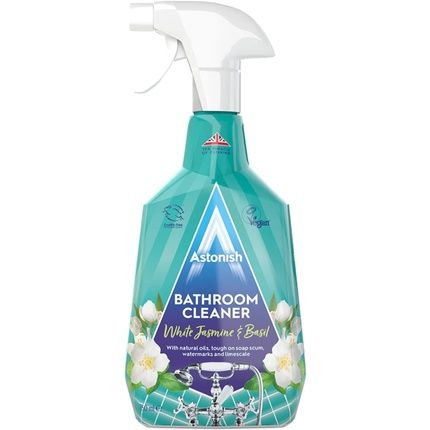 Astonish White Jasmine & Basil Bathroom Cleaner Spray 750Ml