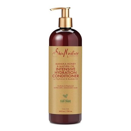 Sheamoisture Intensive Hydration Conditioner For Dry Damaged Hair Manuka Honey And Mafura Oil Deep Moisturizing Conditioner 24Oz