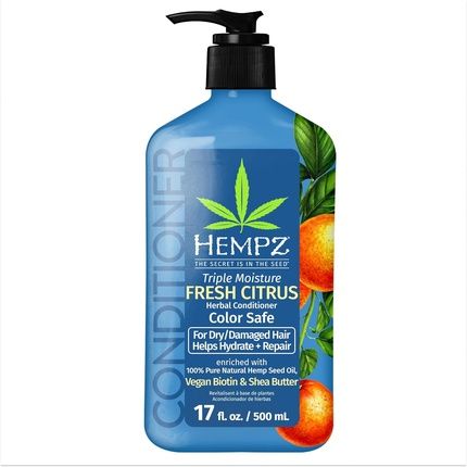 Hempz Biotin Conditioner Triple Moisture Fresh Citrus Peach & Grapefruit