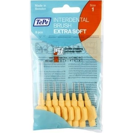 Tepe Interdental Brush Extra Soft 045 Mm Orange 8 Pieces