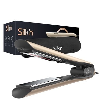 Silk'N Silkystraight Hair Straightener With Infrared And Ion Technology For Various Hair Textures And Conditions Beige
