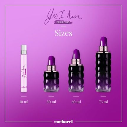 Cacharel Yes I Am Fabulous Eau De Parfum Spray Perfume For Women 1.7 Fl Oz - Image 3