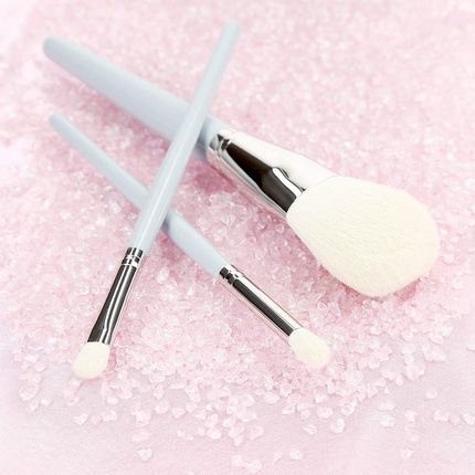 T4B Mimo Bamboo Makeup Brush Set With Travel Size And Travel Bag Blue 6 Pieces - Image 3