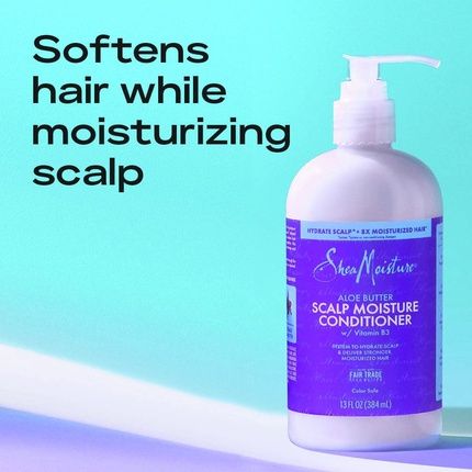 Sheamoisture Scalp Moisture Conditioner With Aloe Butter & Vitamin B3 For Moisturized Hair - Image 3