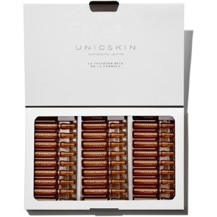 Unicskin Unic30-Day Skin Miracle Shot Pack Of 30 Ampoules For Face Care - Helps Fade Wrinkles And Fine Lines - Brightening And Whitening Action