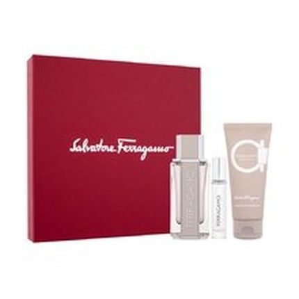 Salvatore Ferragamo Ferragamo Bright Leather Edt 100 Ml Shower Gel 100 Ml Edt 10 Ml