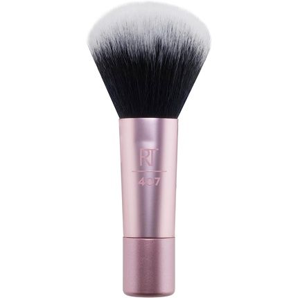 Real Techniques Mini Travel Size Multitask Makeup Brush For Blush, Bronzer Or Highlighter
