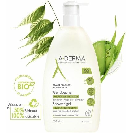 A-Derma Hydra-Protective Shower Gel 750Ml