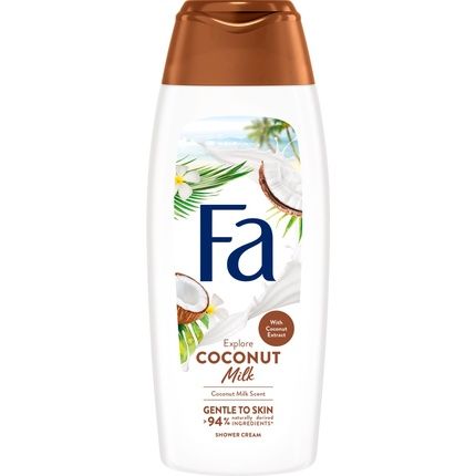 Fa Coconut Milk Shower Cream Creamy Shower Gel With Coconut Scent 400Ml