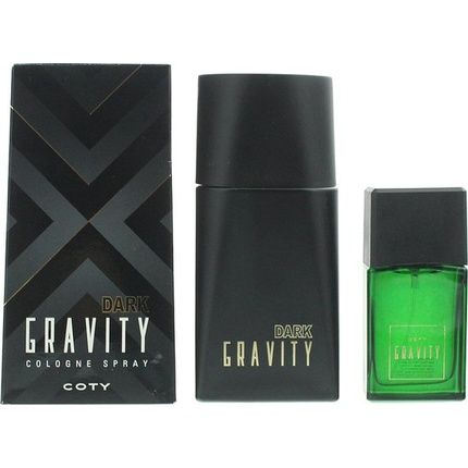 Coty Gravity 2 Piece Gift Set: Dark Gravity Cologne 100Ml - Defy Gravity Cologne 30Ml