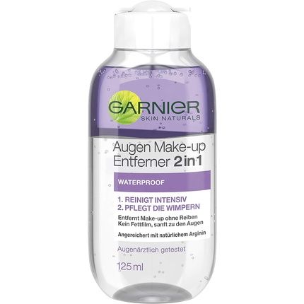 Garnier Eye Make-Up Remover 2-In-1 Waterproof With Arginine 125Ml