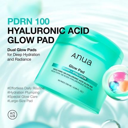 Anua Pdrn 100 Hyaluronic Acid Glow Pad For Daily Korean Face Care