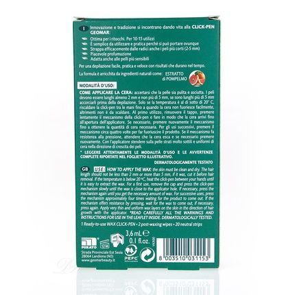 Geomar Wax Pen Click Pen For Eyebrows - Ready To Use - Image 3