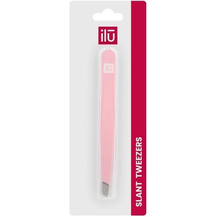 T4B Ilu Precision Tip Eyebrow Tweezers For Facial Hair Removal Pink - Image 3