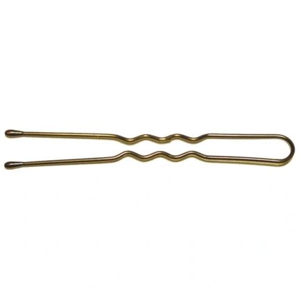 Shophair Wavy/Beaded Hairpins Kifix Bronze 4.5Cm X50