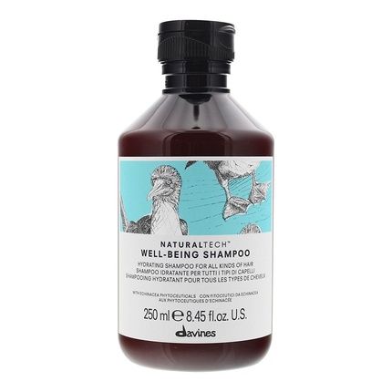 Davines Naturaltech Wellbeing Shampoo 250Ml Hydrating Shampoo For All Hair Types