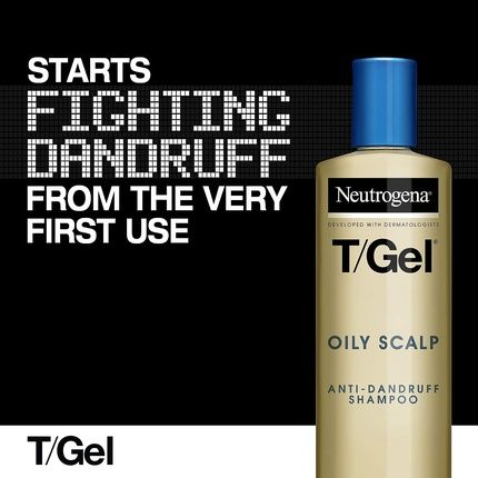 Neutrogena T/Gel Anti-Dandruff Shampoo For Oily Scalp Fresh Jasmine 250Ml