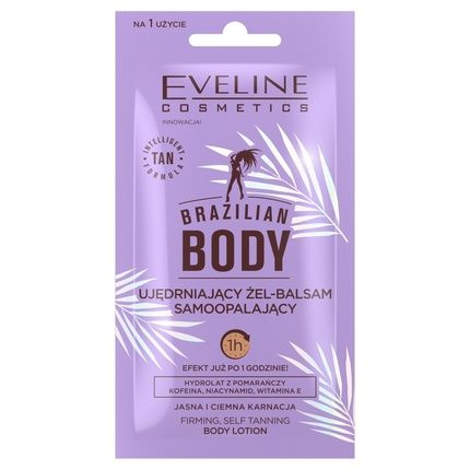 Eveline Brazil Body Firming Self-Tanning Gel-Balm 12Ml