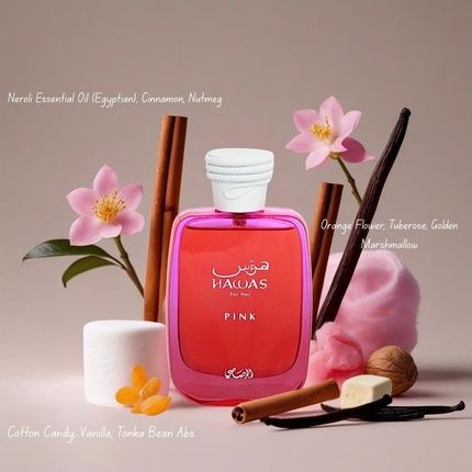 Rasasi Hawas Pink For Her Eau De Parfum Spray 100Ml 3.4Oz - Image 3