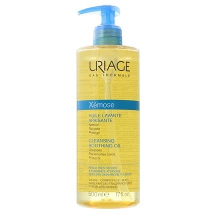 Uriage Xmose Cleansing Soothing Oil 500Ml Gentle Cleansing Oil For Face And Body - Image 3