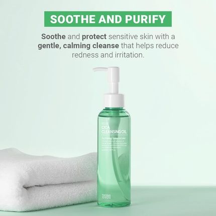 Tenzero Relief Cica Cleansing Oil 5.07 Fl Oz 150Ml - Hydrating Daily Makeup Remover