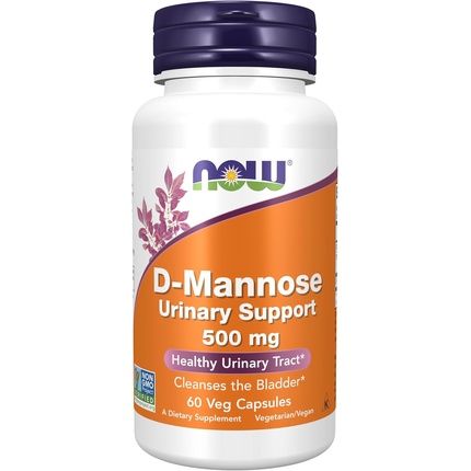 Now Foods D-Mannose 500Mg Non-Gmo Project Verified Supplement
