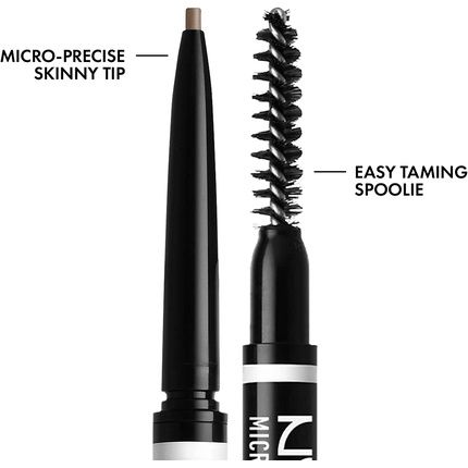 Nyx Professional Makeup Micro Brow Pencil Dual Ended Design Ash Blonde