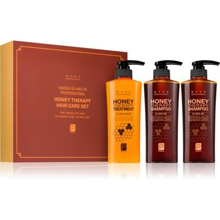 Daeng Gi Meo Ri Honey Therapy Professional Hair Care Set - Nourishing And Hydrating