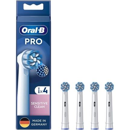 Oral-B Pro Sensitive Clean Replacement Toothbrush Heads Pack Of 4