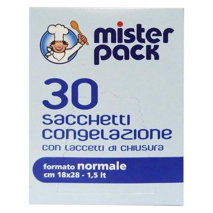 Mister Pack Freezer Bags 18X28 30 Normal Pieces - Wrapping And Food Bags