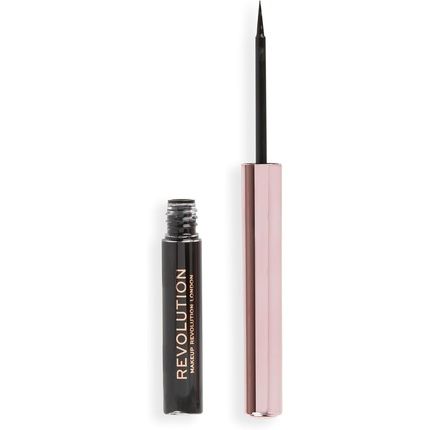 Makeup Revolution Super Flick Liquid Eyeliner Highly Pigmented Black 2.4Ml