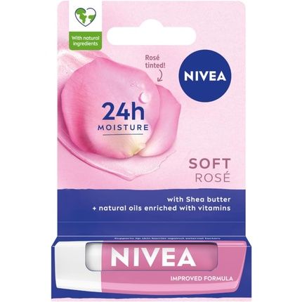 Nivea Soft Rose Nourishing Lipstick 4.8G