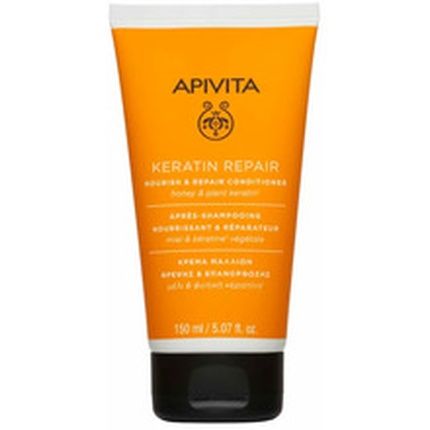 Apivita Keratin Repair Nourish Repair Conditioner 150Ml For Very Dry And Damaged Hair