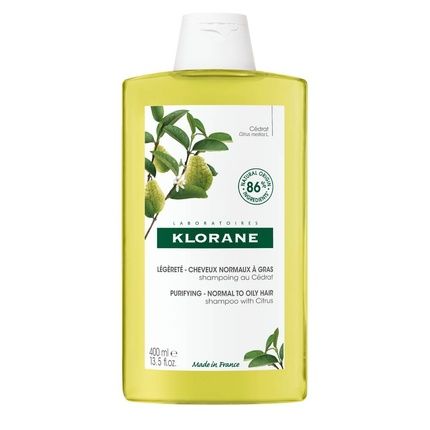 Klorane Citron Purifying Shampoo 400Ml Shampoo For Normal To Oily Hair