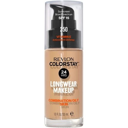 Revlon Colorstay Liquid Foundation Makeup For Combination/Oily Skin Spf 15