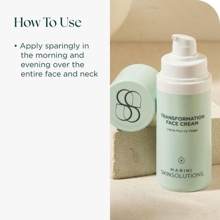 Marini Skinsolutions Transformation Face Cream Advanced Moisturizer With Anti-Aging Benefits - Image 3