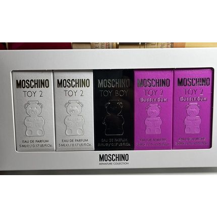 Moschino Toy Miniature Collection Unisex 5 Piece Splash Gift Set - New In Box