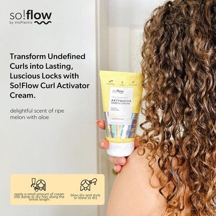So!Flow Curl Enhancing Cream With Citrus & Protein - Natural Oils And Plant Proteins For Perfectly Defined, Strong Curls