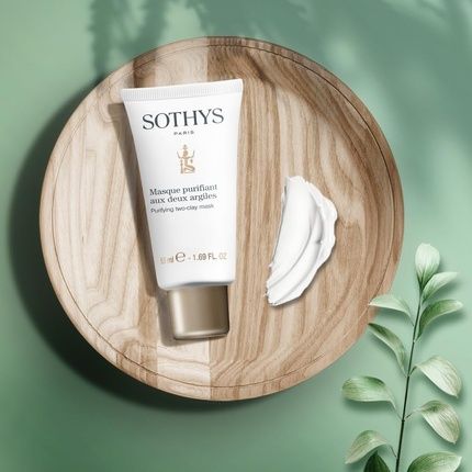 Sothys Purifying Two Clay Mask With Salicylic Acid For Women - Green Clay